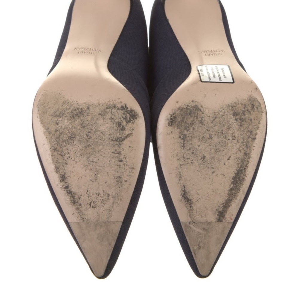 Stuart Weitzman Navy Sock Boot - image 5